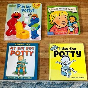 EIGHT Potty training books!!